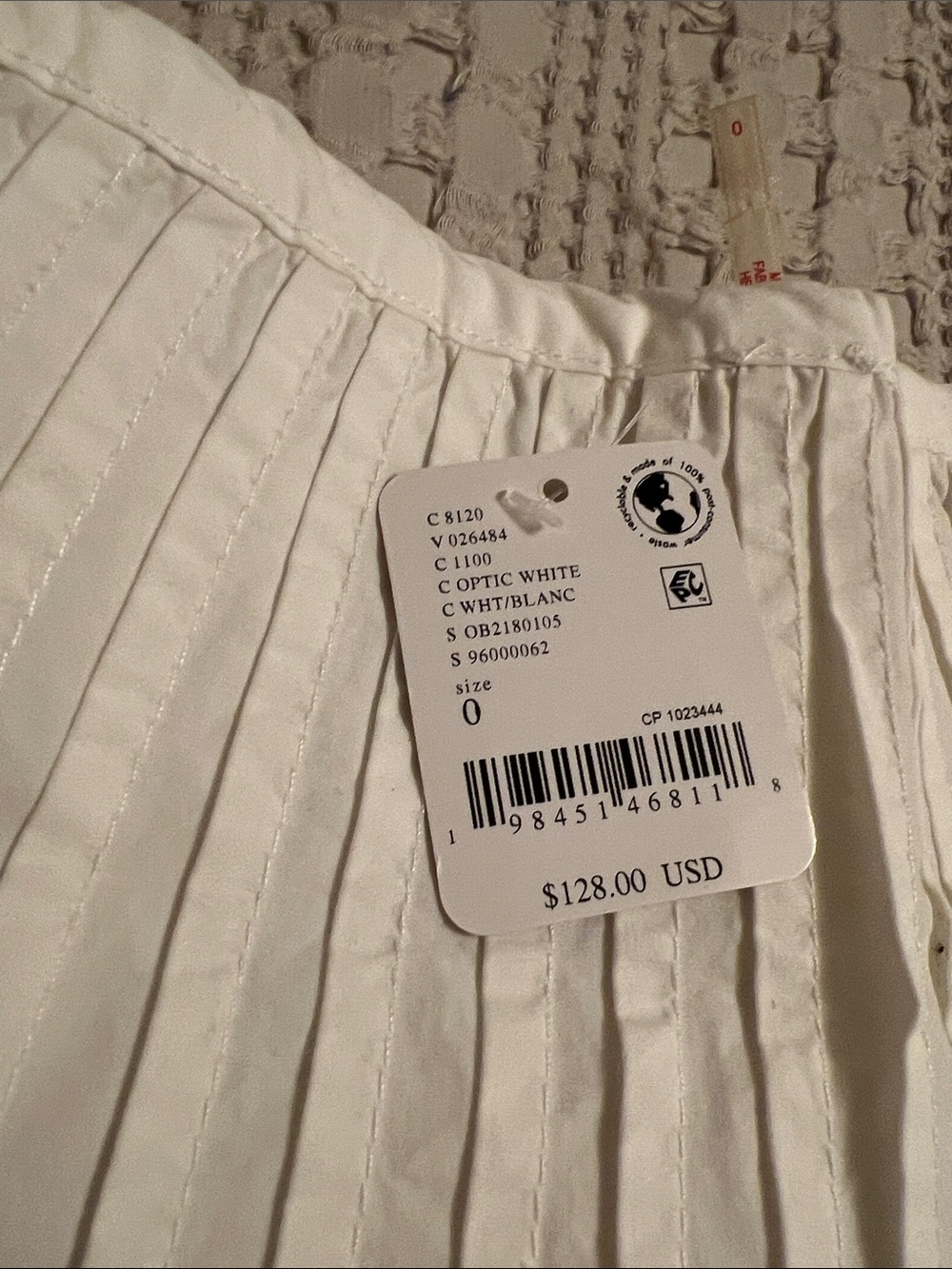 Free People Peyton Pleated Pintuck Cotton Poplin Skirt - Picture 4 of 12